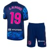 Officiële Voetbalshirt + Korte Broek Atlético Madrid J. Alvarez 19 Derde 2024-25 - Kids